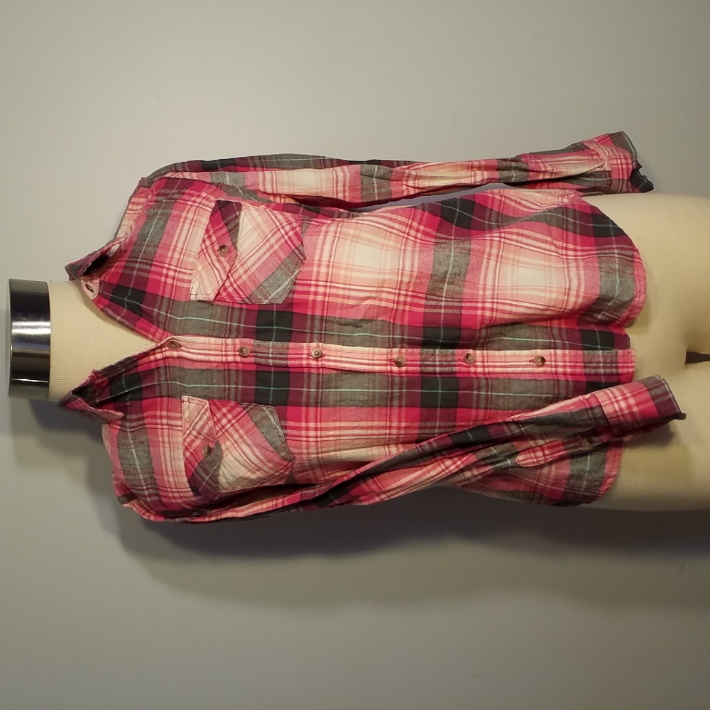 3/$25 SHIRT Sonoma PS Plaid Long Sleeve Flannel